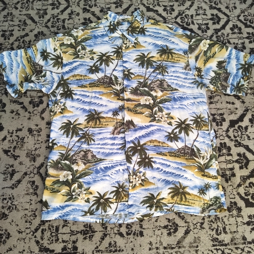 Pierre Cardin Hawaiian Shirt XL